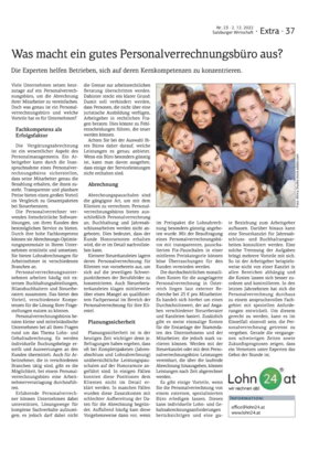 Presseartikel über Lohn24.at